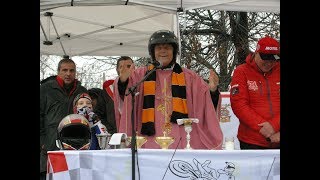 Motoraduno di Fossano 2018  Larrivo di Don Biker Don Mario [upl. by Callie]