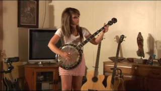 Flint Hill Special Earl Scruggs Cover by Jaimee Perea [upl. by Aicilic]