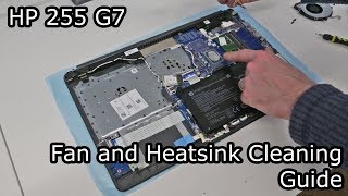 HP 250255 G7  Fan and Heatsink Cooler Replacement and Cleaning Guide  6BN96EA [upl. by Notnek]