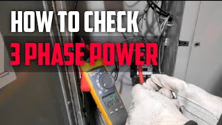 How To Check 3 Phase Power [upl. by Celisse]