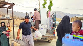 Everyday Nomadic Life Saifullah and Arad in Winter Nature [upl. by Anallij353]