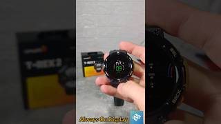 Amazfit TRex 2 Watch Face amp always on display setup bestsmartwatch smartband smartwatch [upl. by Pearla905]