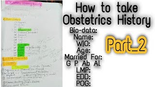 How to take Obstetric History in urdu hindi Ward History taking [upl. by Uhsoj]