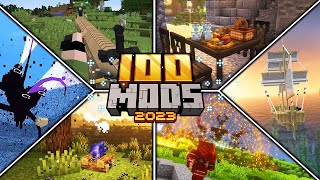 TOP 100 Mods For Minecraft OF ALL TIME  1204 Forge amp Fabric 2023 [upl. by Teerell413]