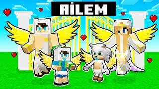 MELEK AİLEM OLDU  😱 Minecraft [upl. by Nobe]