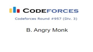 CodeForces Round 957  div 3  Problem B [upl. by Stclair]