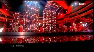 Hadise  Dum Tek Tek Final Eurovision 2009 [upl. by Melantha]