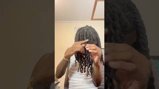 Taking Out Two Strand Twist After 1 Month Dreadlocks shorts [upl. by Melva944]