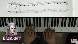 Mozart Sinfonia n 40 facilissimo per pianoforte Tutorial con spartito [upl. by Garret]