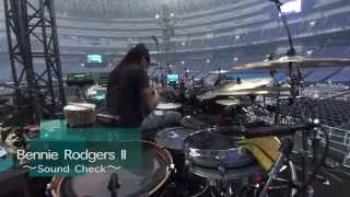 TAMA Sound Check on StageBennie Rodgers II Kyosera Dome Osaka BIGBANG JAPAN DOME TOUR 2014～2015 [upl. by Novikoff]