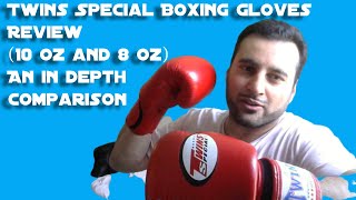 Twins Special 10 oz amp 8 oz Boxing Gloves Review [upl. by Anifad]