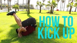 Learn How to Kick Up  Kip Up  Beginner Breaking Tutorial [upl. by Chaing]