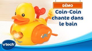 CoinCoin chante dans le bain  Un canard parlant et musical pour le bain  VTech [upl. by Herates]