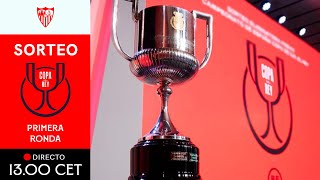 Sorteo Copa del Rey EN DIRECTO 📡 [upl. by Dloreh114]