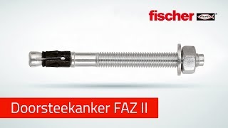 fischer Doorsteekanker FAZ II [upl. by Teerprah]