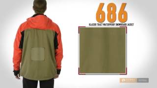 686 GLCR Tract Snowboard Jacket  Waterproof For Men [upl. by Ulrich244]