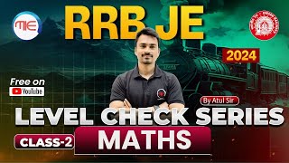 RRB JE 2024 CBT01 Maths02  RRB JE 2024 Free Classes  RRB JE 2024 Preparation by Atul Sir [upl. by Odoric]