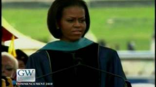 2010 GW Commencement Speaker First Lady Michelle Obama [upl. by Ruben549]