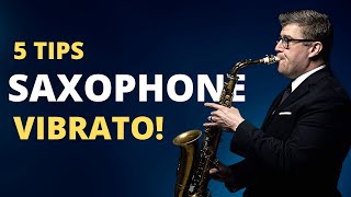 5 tips for Sax Vibrato  Free sheet music [upl. by Asilram468]