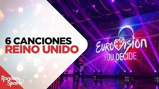 Eurovision 2018 UK  6 candidatos [upl. by Aramaj608]