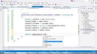 Phone Book Project C and MS SQL Database AspNet Web Forms Part 2 [upl. by Miguelita598]