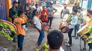 Ma Tujhe Salam Dhol Tasha Full Team at Santipur Kali Puja 2023  Kolkata Tasa  Amit  7439334997 [upl. by Adis130]