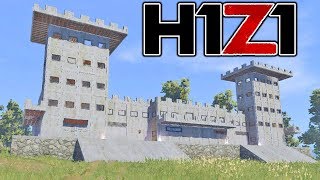 H1Z1 ADDED CASTLES NOW H1Z1 Just Survive Gameplay [upl. by Bunting]