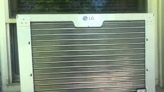 New LG 8000BTU Window AC [upl. by Aliuqaj]