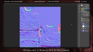 Overlaying Normal Maps in Photoshop [upl. by Bing]