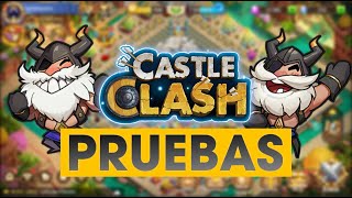 Probando héroes  Castle Clash  El Maestro [upl. by Hgielrac]