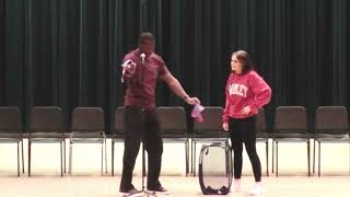 Comedy Hypnotist Derrick Watkins during Mentalism [upl. by Ralf519]