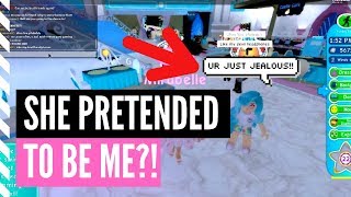 She Said she WAS ME on ROBLOX ROYALE HIGH [upl. by Eicram837]