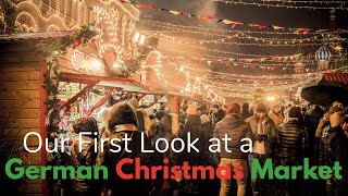 Our FIRST Look at the German Christmas Markets in Hamburg Germany  Travel Vlog [upl. by Ylrevaw]