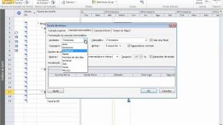 Project 2010  Gráfico de Gantt  Escala de Tempo [upl. by Orlan239]