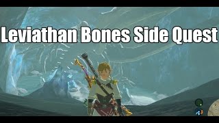 Leviathan Bones Side Quest  Breath of the Wild  Walkthrough [upl. by Tarsuss]