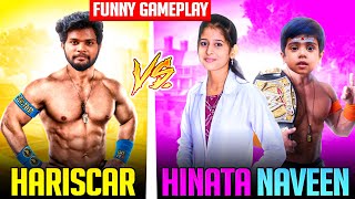 Free Fire Gameplay with V Badge Player HARISCAR vs NAVEEN x HINATA  One Tap Challenge  PVS Gaming [upl. by Mullins]