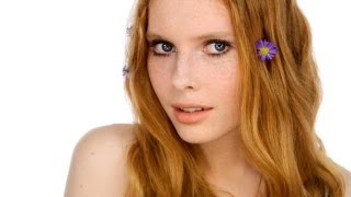 Easy Festival  Party Look inc MakeUp Tips for Freckles [upl. by Odraleba]