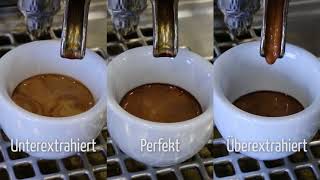 Extraktionsgrade beim Espresso Unter über und perfekt extrahiert [upl. by Rozanna86]