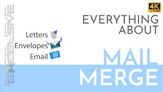 Most Comprehensive Mail Merge Tutorial Ever  Master Mail Merge [upl. by Penelope132]