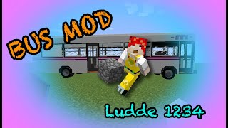 BUS MOD in MINECRAFT Checking out transport simulator Bus tutorial [upl. by Conias]