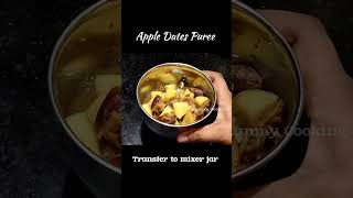 Baby Food  Weight gain baby Food  Apple Dates Puree for baby6 months baby FoodHomemade baby Food [upl. by Icam]