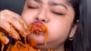 SPICY SPICY SPICY 🌶️ MAGGIE 😋 mukbang eatingshow bigbites shortvideo ytshortsasmr [upl. by Nnorahs]