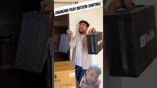 Diamond 💎 play button shifting shorts minivlog vlog dushyantkukreja [upl. by Eirellav]