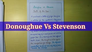 Donoughue Vs Stevenson [upl. by Pronty]