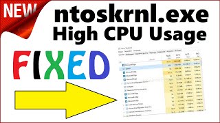 ntoskrnlexe High Disk Usage Fixed English How to fix ntoskrnlexe high memory usage in Windows 10 [upl. by Altheta846]