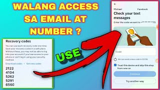 HOW TO FIX TWOFACTOR AUTHENTICATION FACEBOOK ACCOUNT RECOVERY 2024  CHECK YOUR TEXT MESSAGES [upl. by Sharyl]