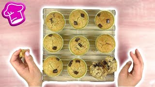 Muffins OHNE Eier  Toller Back Hack im Test  Banane statt Eier  Wie schmecken die Muffins [upl. by Refinej]