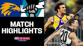 Westhoffs 250th  Port Adelaide v Carlton Highlights  Round 2 2019  AFL [upl. by Sivolc539]