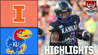 Illinois Fighting Illini vs Kansas Jayhawks  Full Game Highlights [upl. by Mihalco]