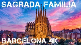 Sagrada Familia inside 2022  Video 4k [upl. by Tsui]